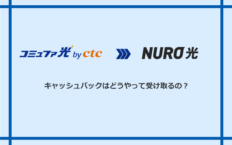 NURO光のキャッシュバックを受け取る方法
