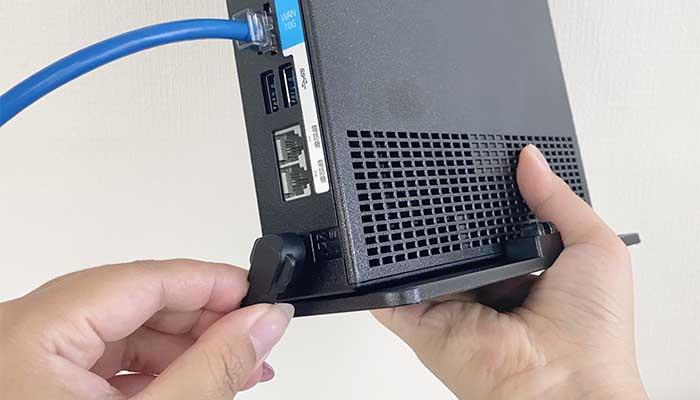 【10ギガ新規】無線ルーターの電源を入れる