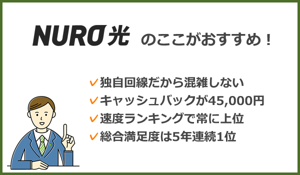 NURO光のここがおすすめ