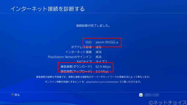 PS4　古いルーターで接続した場合の通信速度