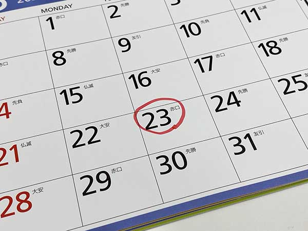 毎月23日に口座振替