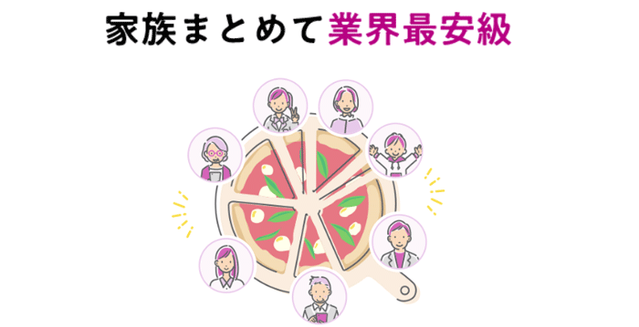 イオンモバイル 家族のシェアプラン