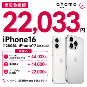 ahamoのバナー画像