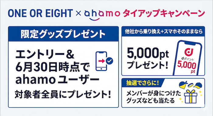 ahamoのタイアップキャンペーン画像