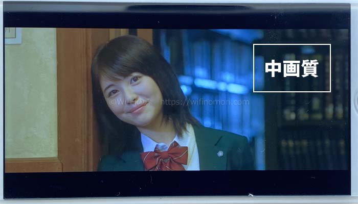 Amazonプライムビデオ「中画質」の画質