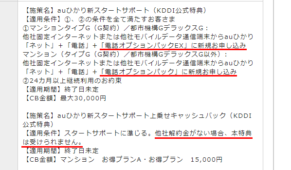 auひかり代理店に注意