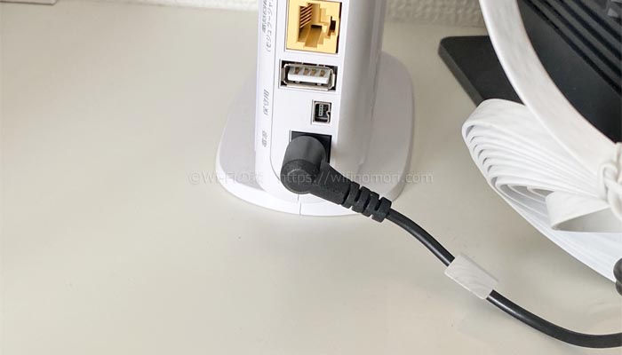 光BBユニットの電源を入れる
