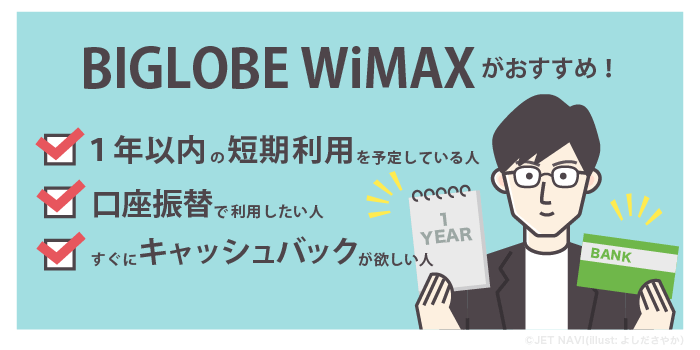 BIGLOBE WiMAXのまとめ