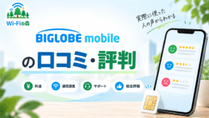 BIGLOBEモバイルの口コミ・評判｜YouTube見放題は便利？通信速度や料金を調査