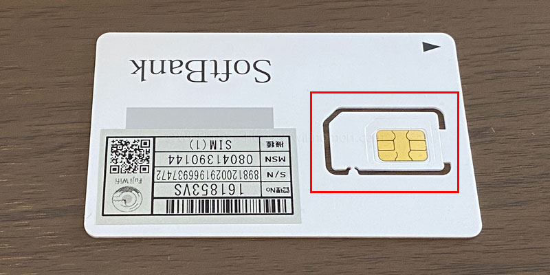 FUJI WifiのデータSIMカード