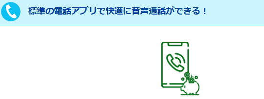 HISモバイル　音声通話