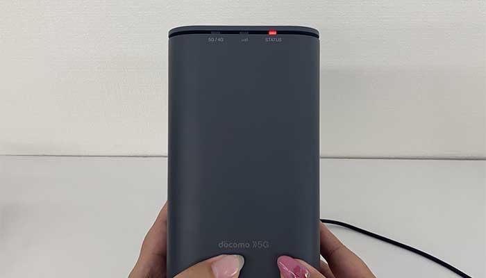 HR01の電源が入った状態