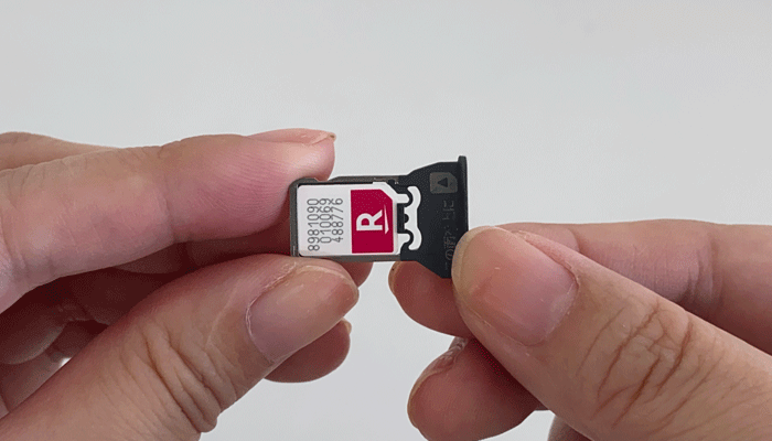 【HR02】SIMカードをセットする