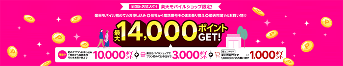 楽天モバイル キャンペーン