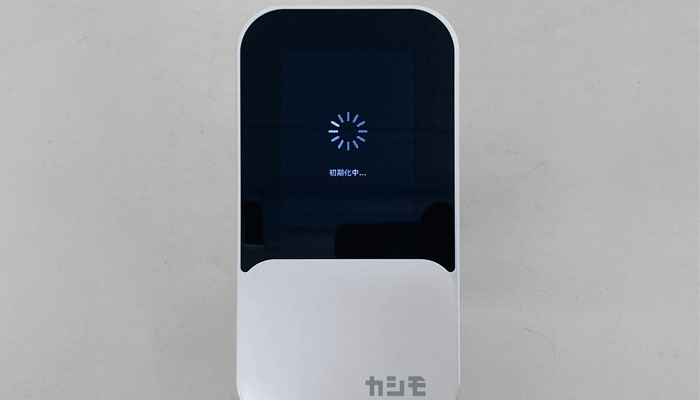 【NC03】初期化：初期化中の表示