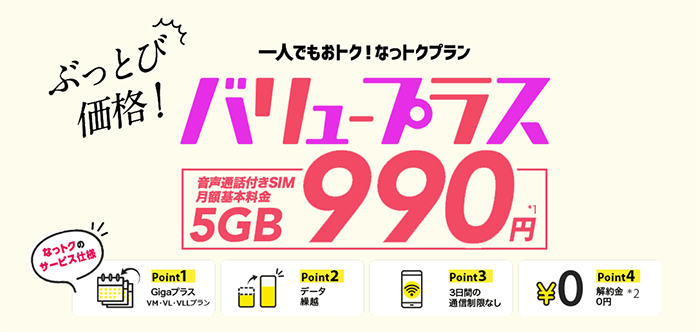 NUROモバイル:バリュープラス