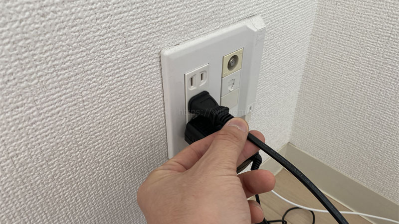 無線ルーターの電源を入れる