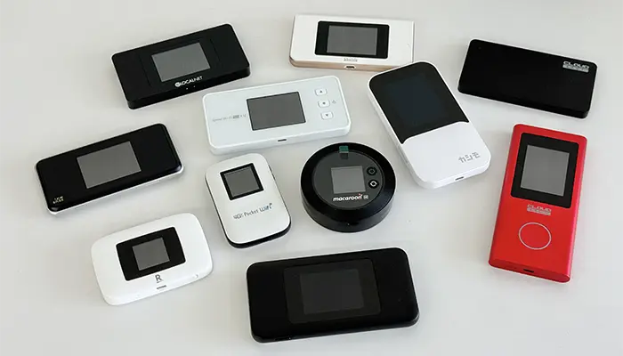 Wi-Fiの森が検証したポケット型WiFiのモバイルルーター一式