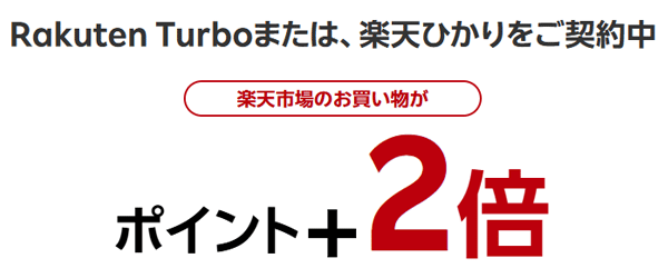 楽天ひかりの契約でSPUが+2倍になる