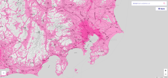関東のエリアマップ