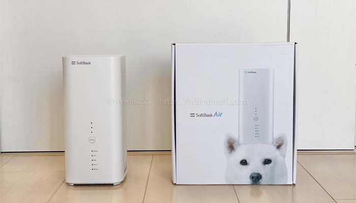 ソフトバンクエアー:ソフトバンク社の提供するホームルーター