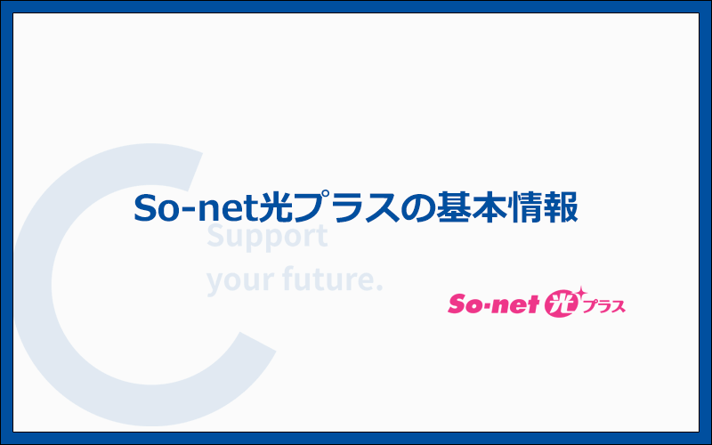 So-net光プラスの基本情報！光電話やオプションサービスも充実