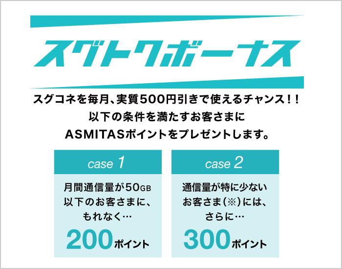 スグトクボーナス