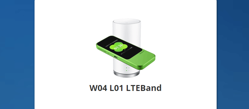 Android専用アプリ「W04 L01 LTEBand」をインストールする