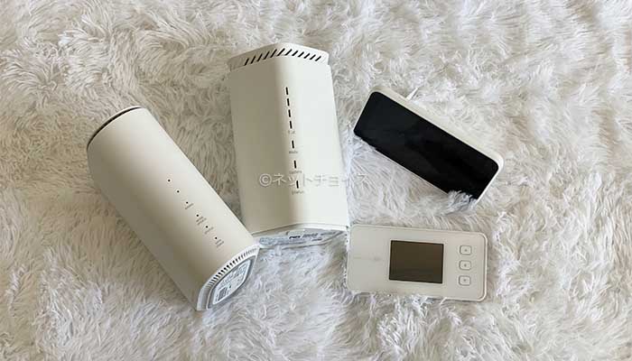 WiMAXのルーター各種