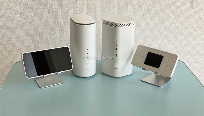 WiMAXのルーター各種2