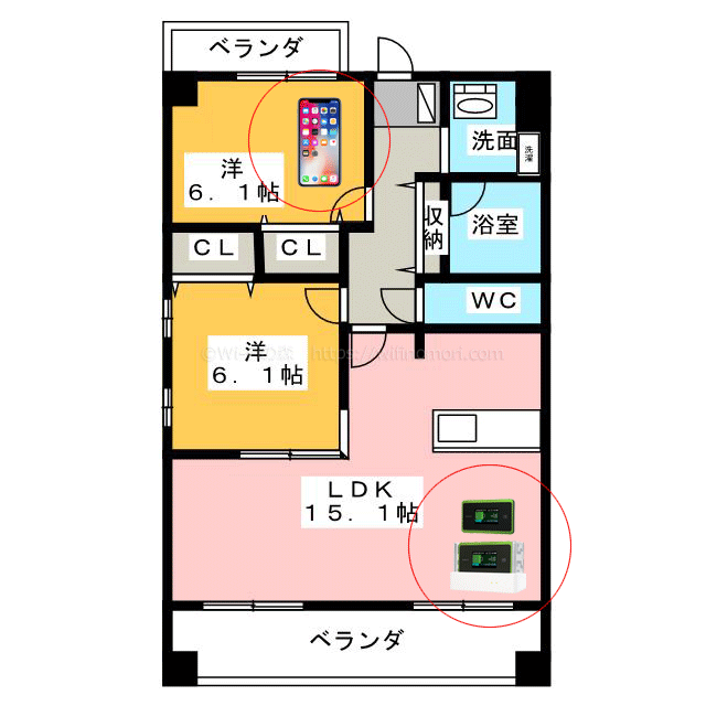 クレードルの有無で電波と速度を比較